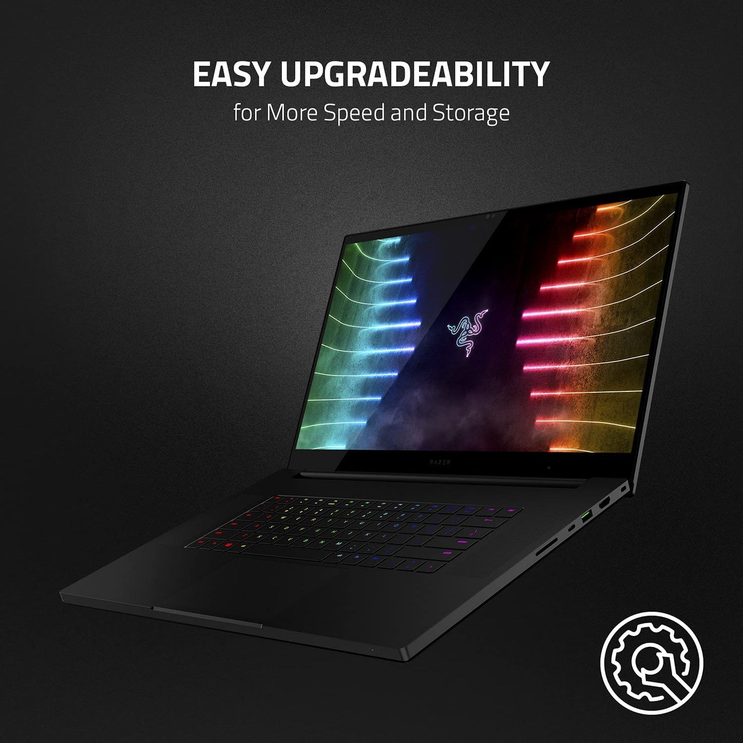 Blade Pro 17 Gaming Laptop with Intel Core i7-11800H, NVIDIA RTX 3080, 17.3-inch FHD 360Hz display, 32GB RAM, 1TB SSD, Chroma RGB keyboard, Thunderbolt 3, and SD Card Reader